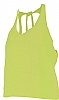 Camiseta Mujer Sin Mangas Shaki Nath - Color Amarillo Flor